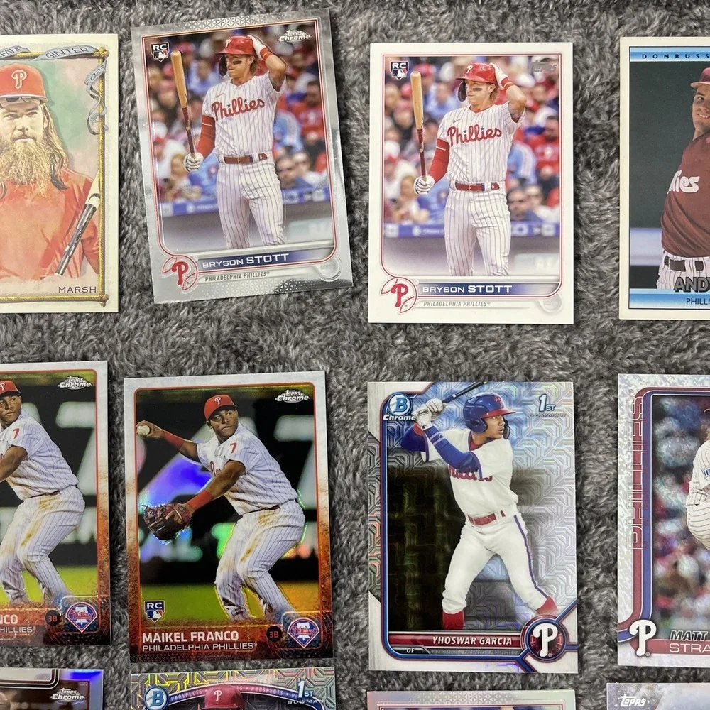 Philadelphia‎ Phillies Baseball 29 Card Lot - Rookies, Stars, Inserts, Parallels